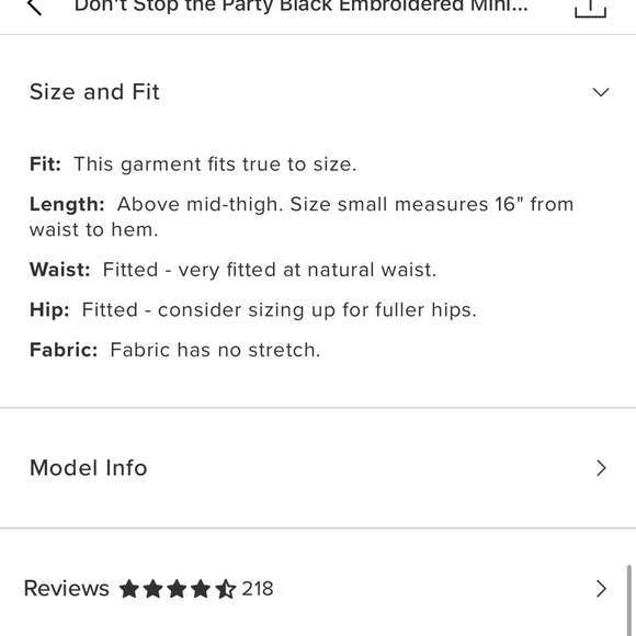 Lulu’s Don’t Stop the party skirt - Picture 6 of 6